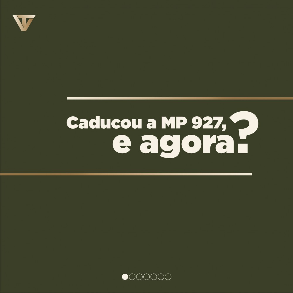 Caducidade da MP 927